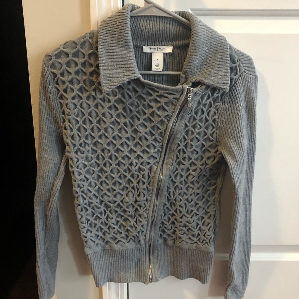 White House Black Market Zip-up Sweater